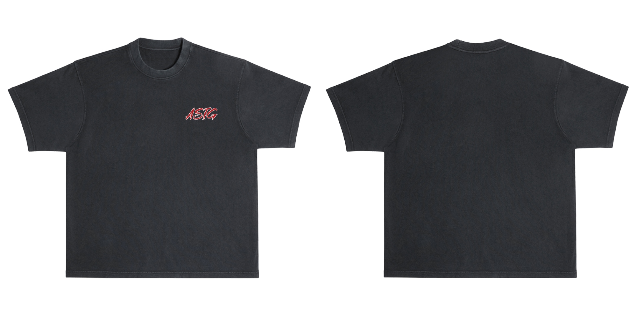 Alpha Sig Basic Black Tee