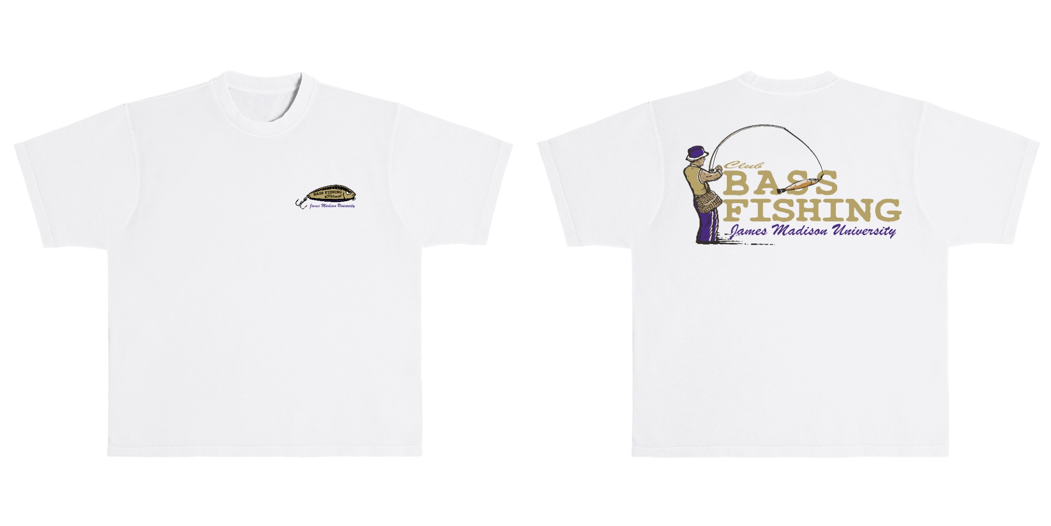 Bass Fishing Club White Tee B