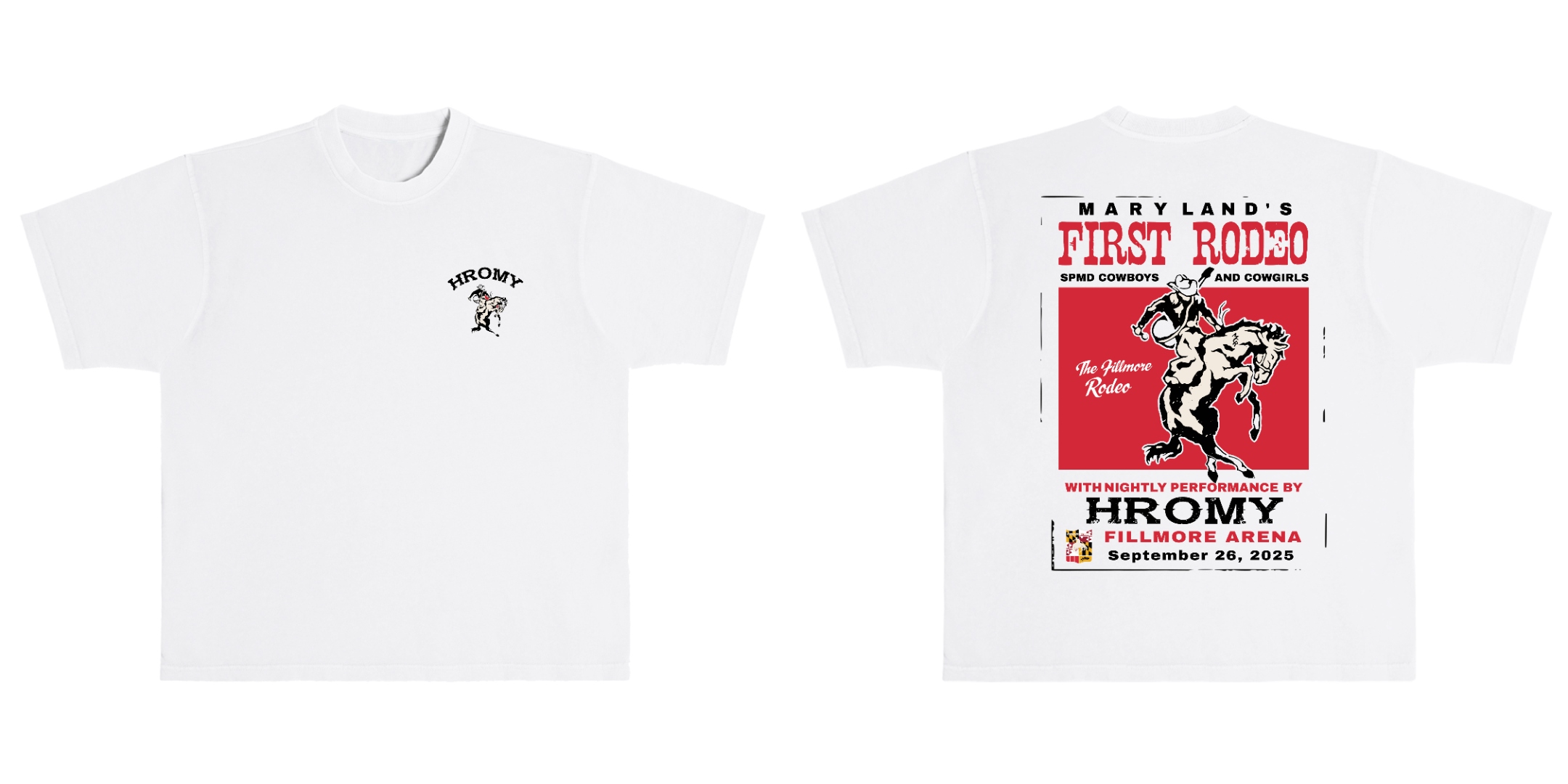 HROMY White Stage Tee