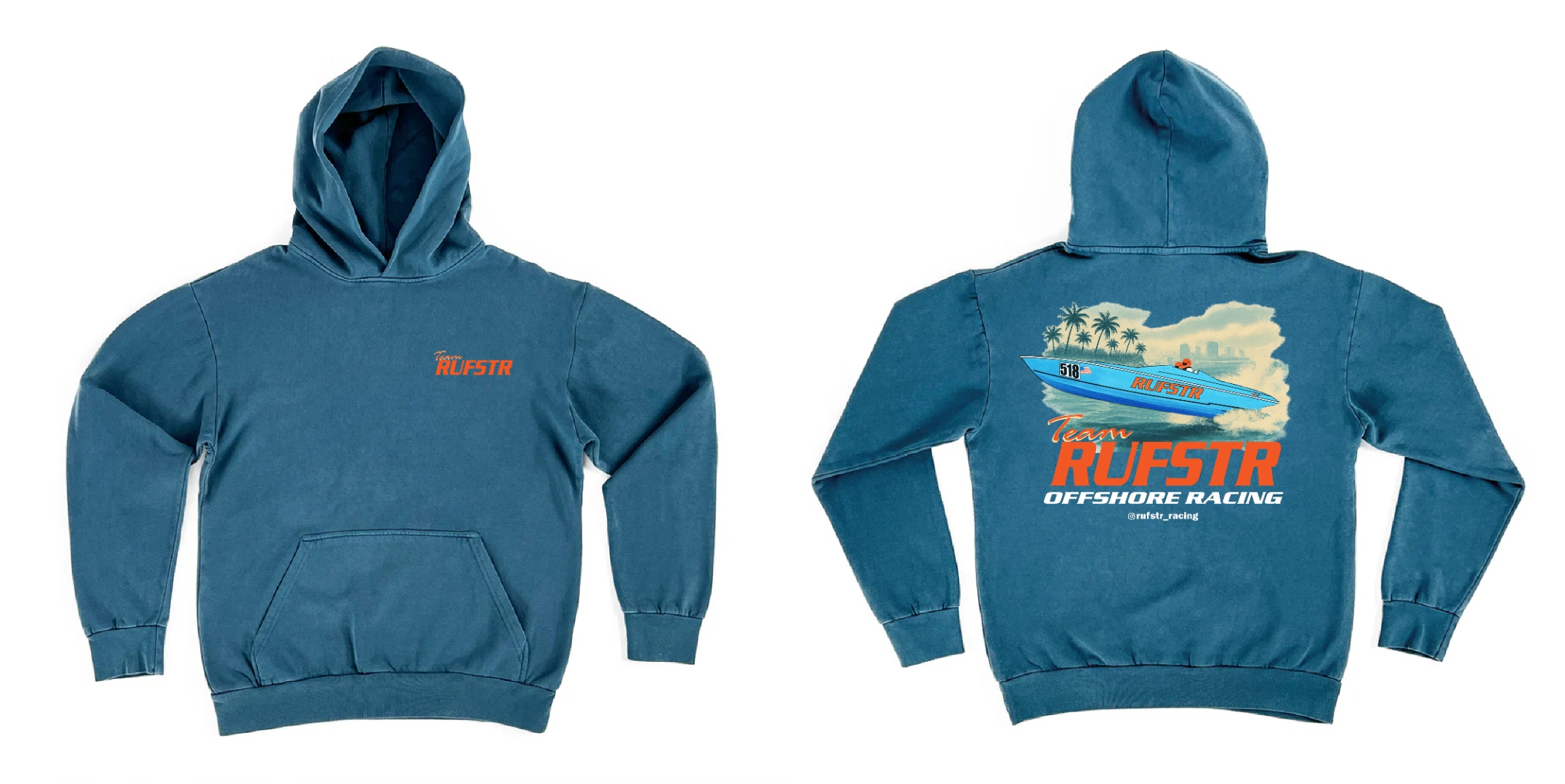 RUFSTR Blue Hoodie