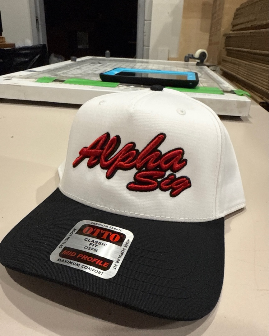 Alpha Sigma Phi embroidered snapback