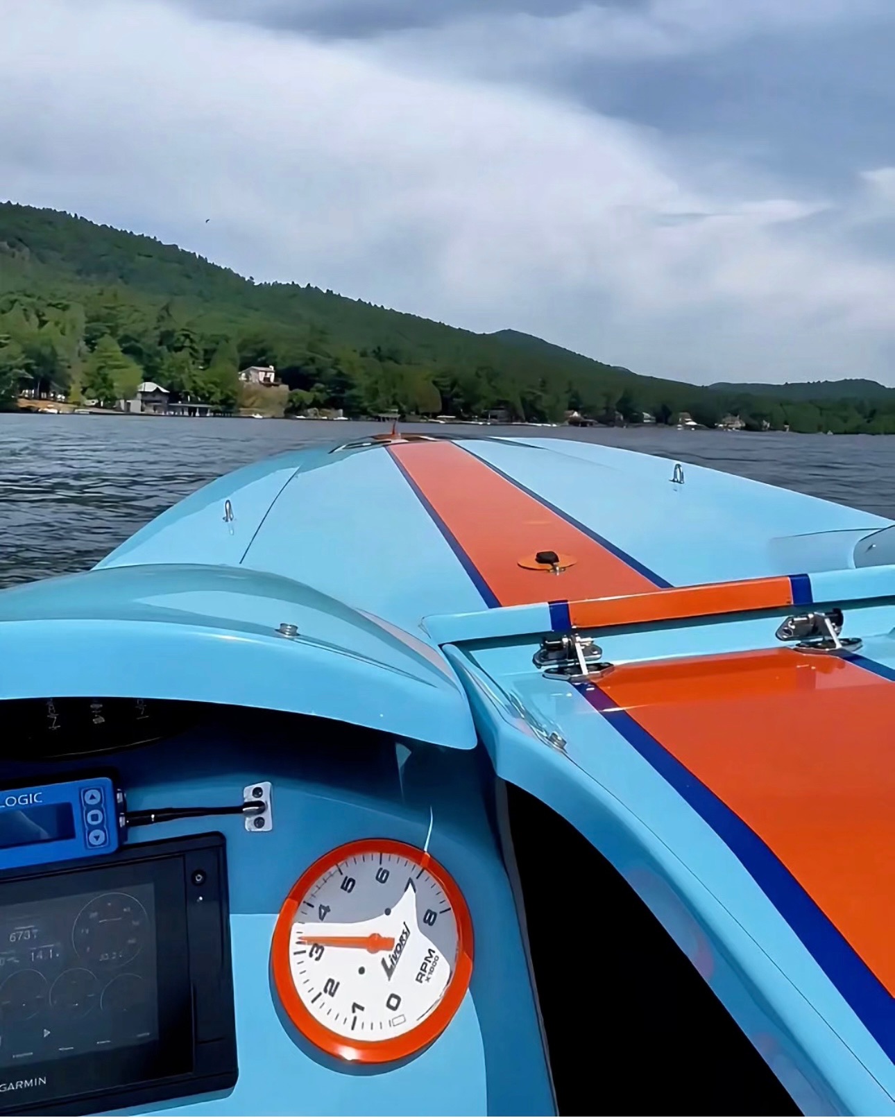 RUFSTR cockpit instruments on the water